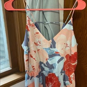 Loft floral maxi dress